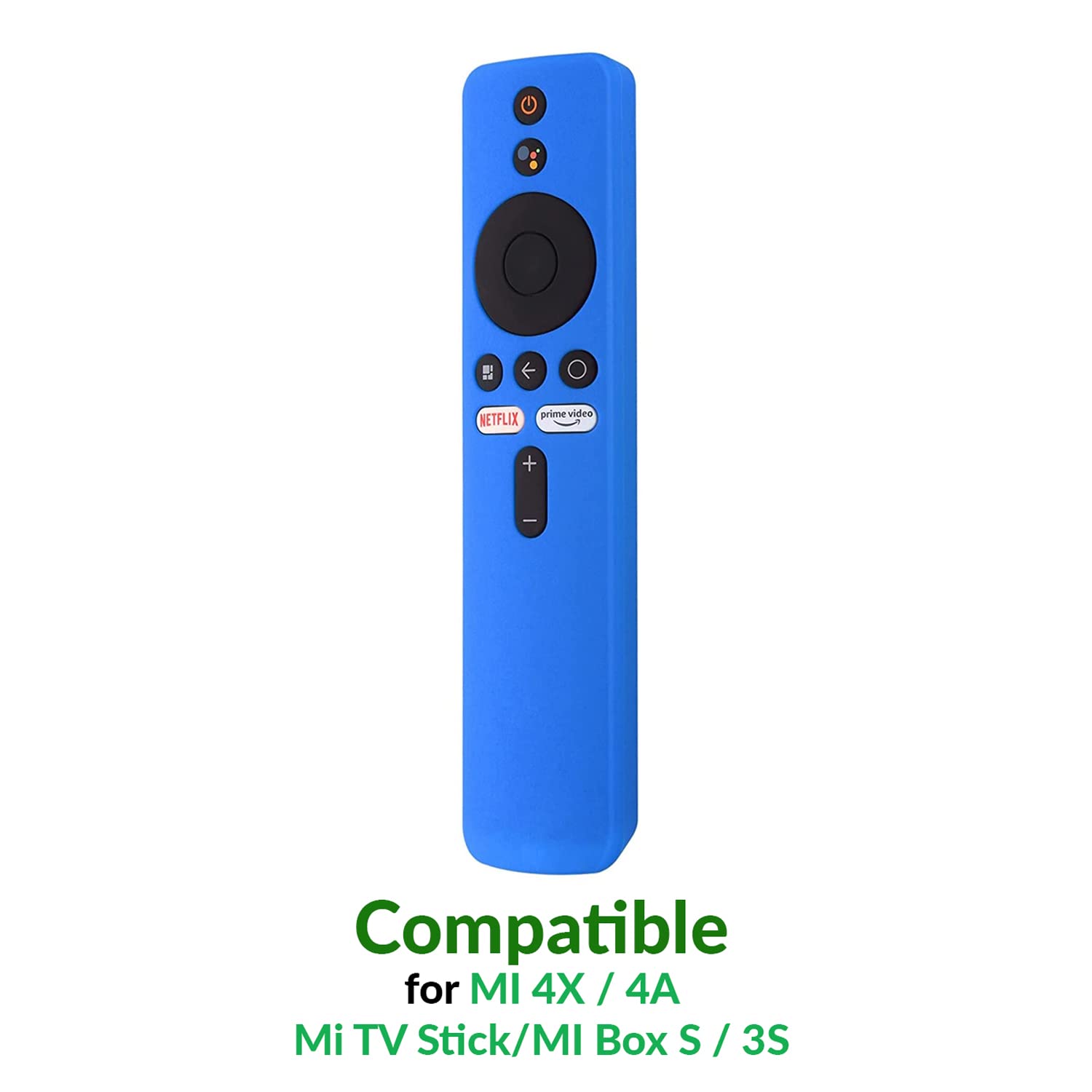 ETUZI Silicone Case Cover for Mi TV Stick | MI Box S | 3S Compatible for MI 4X | 4A Smart LED TV (Only Netflix & Prime Video/Live Button)