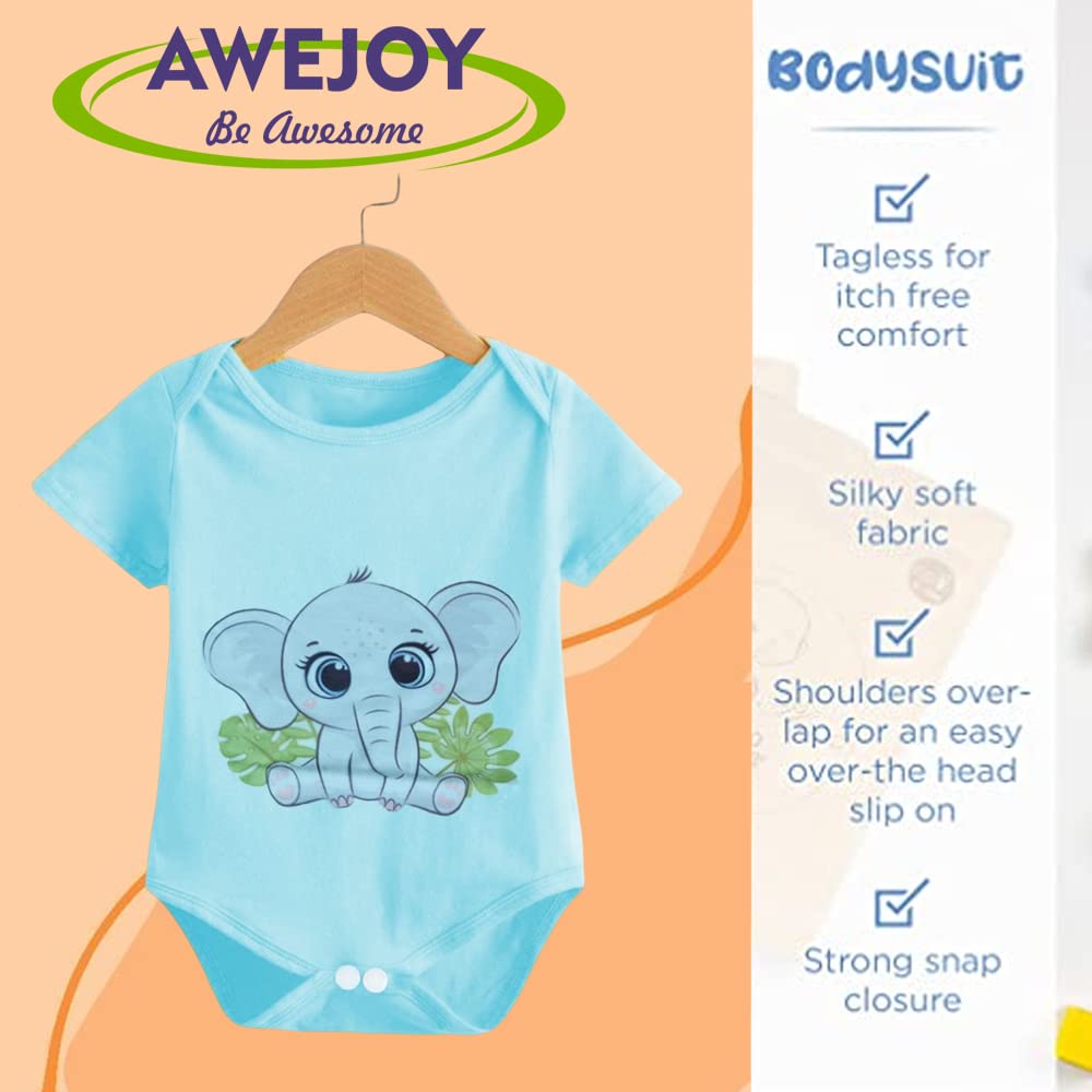 AWEJOY Baby Romper Body Suits Jump Suit for Boys and Girls (Pack Of 1)