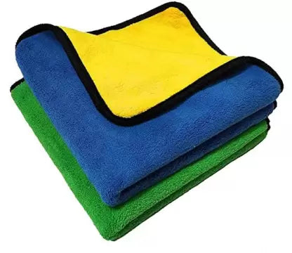 AUTOSITE Microfiber Vehicle Washing Cloth (Pack Of 2, 550 GSM)