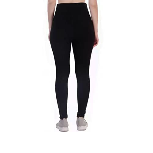 Accustyle Women's Regular Sports Fitness Yoga Gym Wear Track Pant (Black & White , Black & Grey)