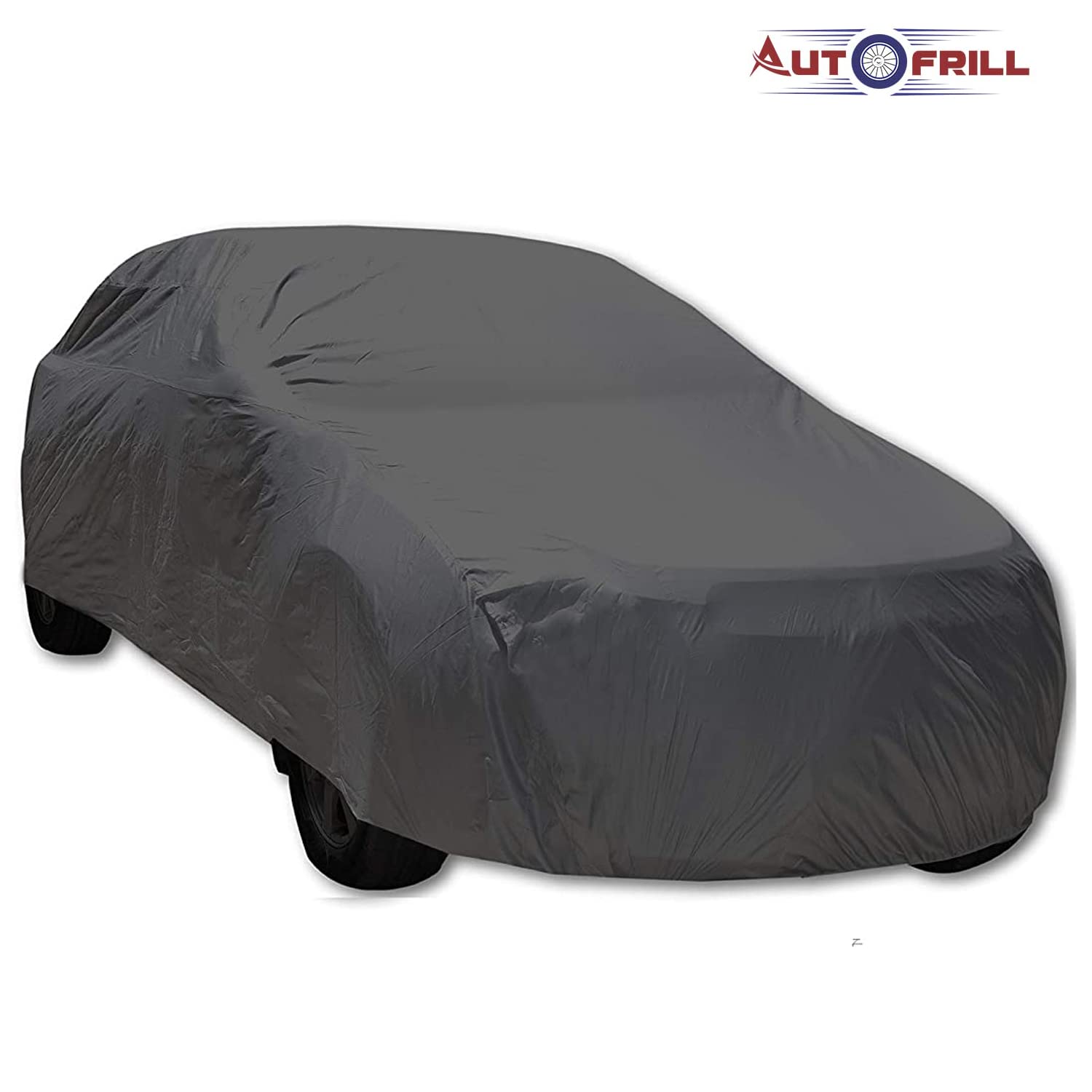 AUTOFRILL Water Resistant Car Cover for Maruti Suzuki Alto 800 Dustproof, UV Protection, Car Body Cover (Grey) (for Maruti Suzuki Alto 800)