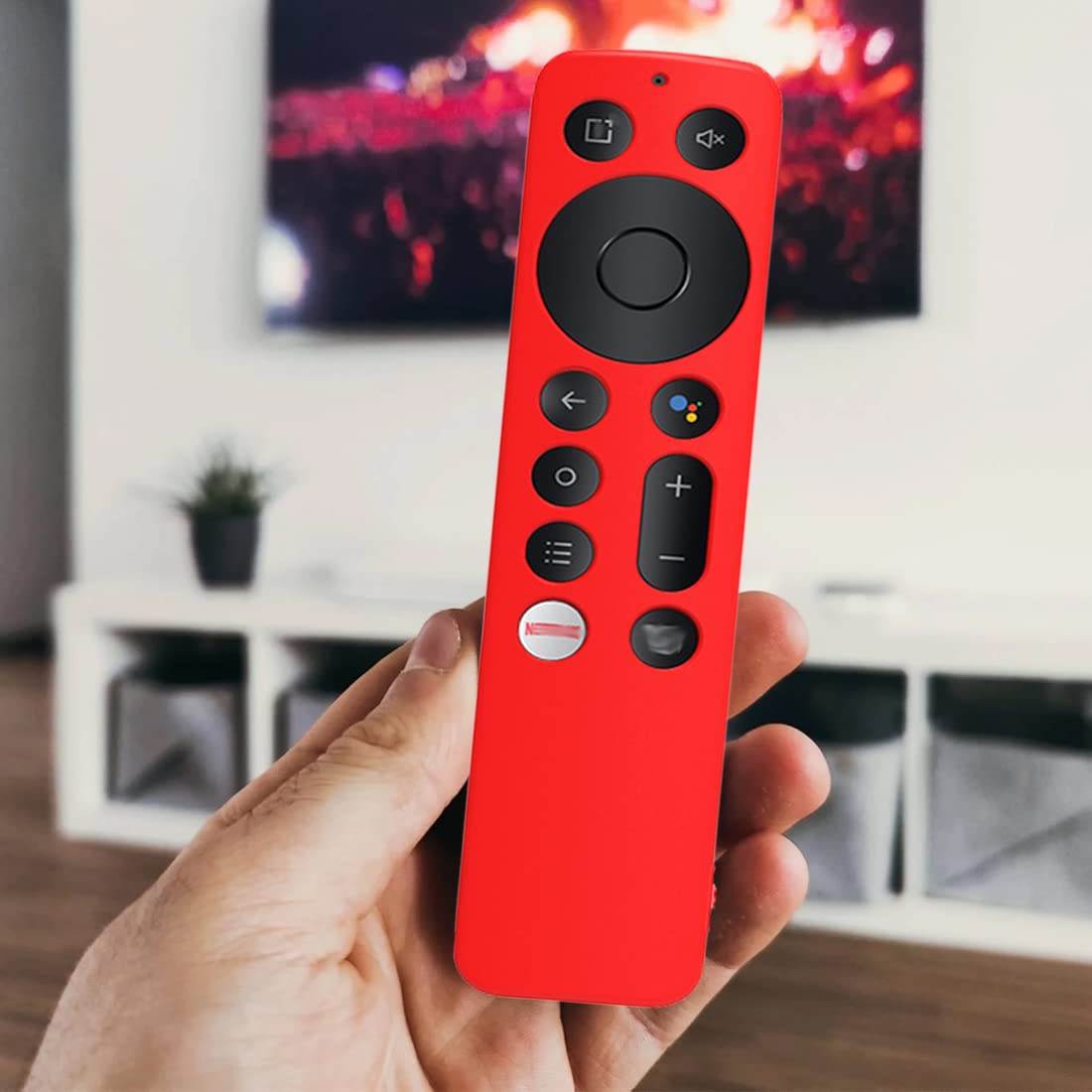 ETUZI Silicone Remote Cover Compatible for Oneplus Q Series|U Series | Y1S | Y1S Edge Smart LED TV 2022 Model Shockproof Remote Case with Loop