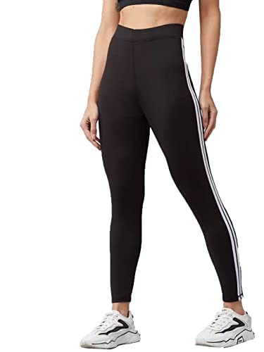 Accustyle Women's Regular Striped Sports Fitness Yoga Gym Wear Track Pant