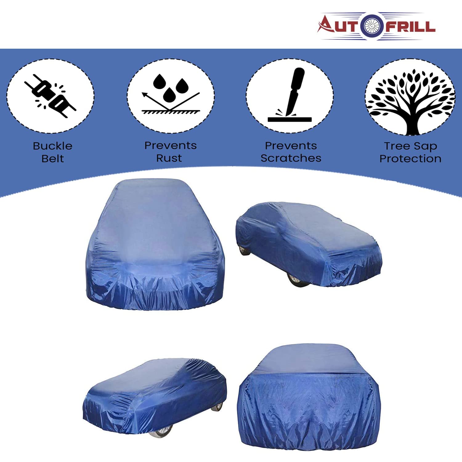AUTOFRILL Waterproof Car Cover for Hyundai Elite i20 Dustproof, UV Protection, (for Hyundai Elite i20)