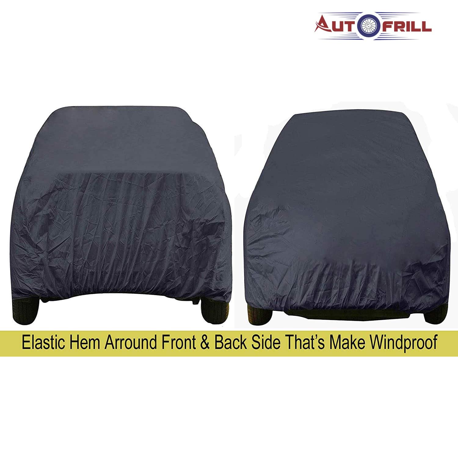 AUTOFRILL Waterproof Car Cover for Mahindra XUV500 Dustproof, UV Protection, Car Body Cover (Grey) (for Mahindra XUV500)