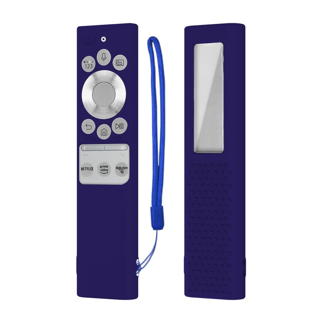 ETUZI Silicone Protective Case for Samsung BN59-01311 QLED TV Smartone Remote Cover with Charging and Solar Panel Cut and Remote Loop
