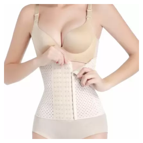 DALUCI Women Body Shaper Latex Waist Trainer Clincher Under Bust Corset Shape wear