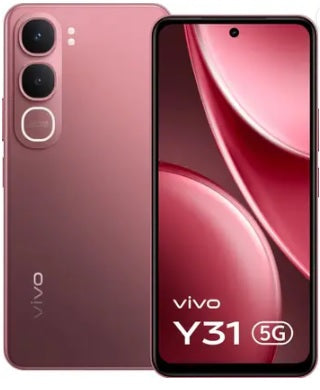 Vivo Y31 5G Rose Red, 4GB RAM, 128GB Storage