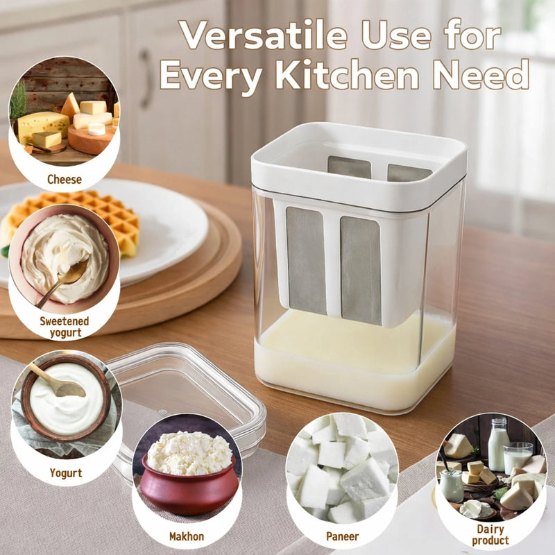 Youghurt Filter Collapsible Strainer (White Pack of 1)
