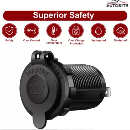 AUTOSITE AUTO DC Connector: USB Car Charger Adapter for Cigarette Lighter
