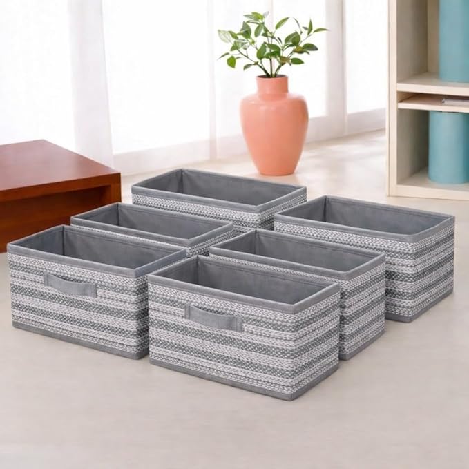 6 Pcs Foldable Closet Organizers,Heavy Duty & Premium Quality