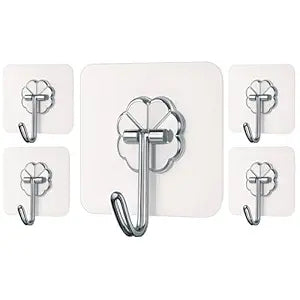 Adhesive Hooks for Hanging, Heavy Duty Wall Door Hooks.