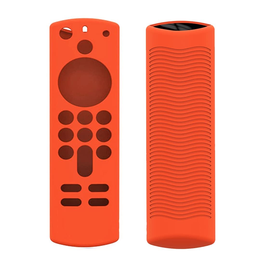 ACUTAS Silicone Remote Cover Compatible for Fire TV Stick (3rd Gen, 2021) with all-new Alexa Voice Remote Case (Orange, Fire TV 3rd Gen 2021) only Remote cover