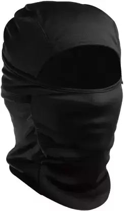 AUTOSITE Black Balaclava Face Mask - Unisex, Free Size