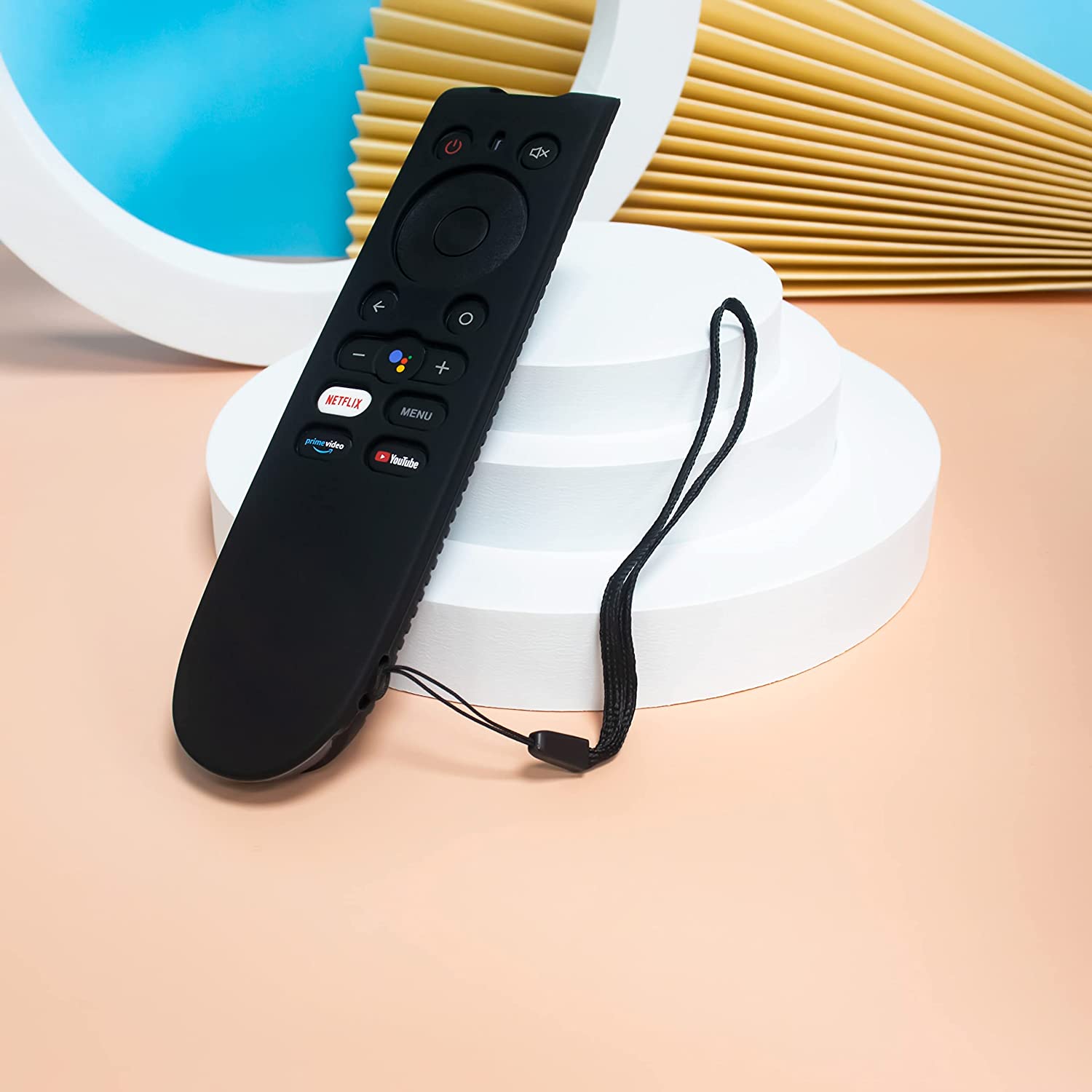 ETUZI Silicone Remote Cover for ONE Plus LED TV Remote Control Remote Case for 1+ Y Series LED Smart TV 32 inches [32Y1] 43 inches [43Y1] with Netflix YouTube Function