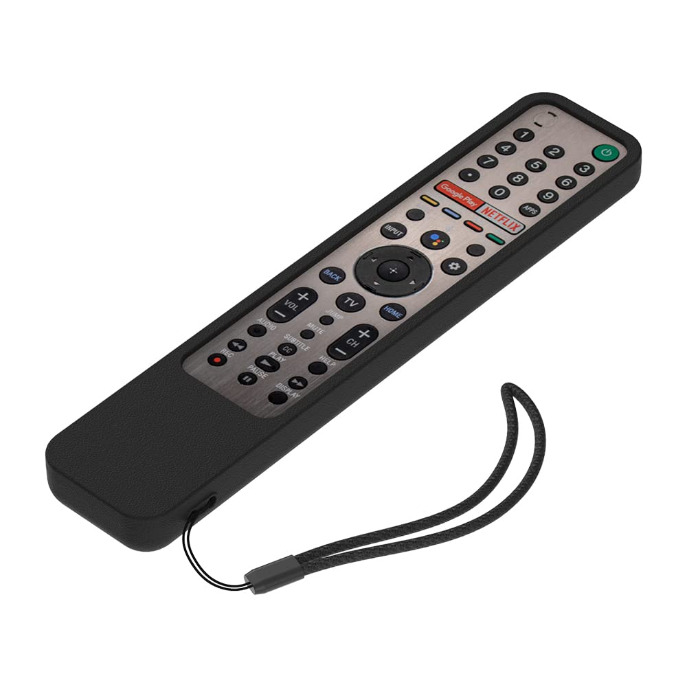 ETUZI Silicone Remote Cover Compatible for Sony Voice RMF-TX600U RMF-TX500E Smart TV Remote Control Remote Case with Loop
