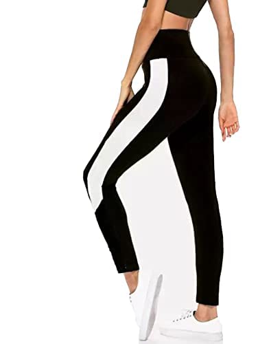 Accustyle Women's Regular Sports Fitness Yoga Gym Wear Track Pant (Black & White , Black & Grey)