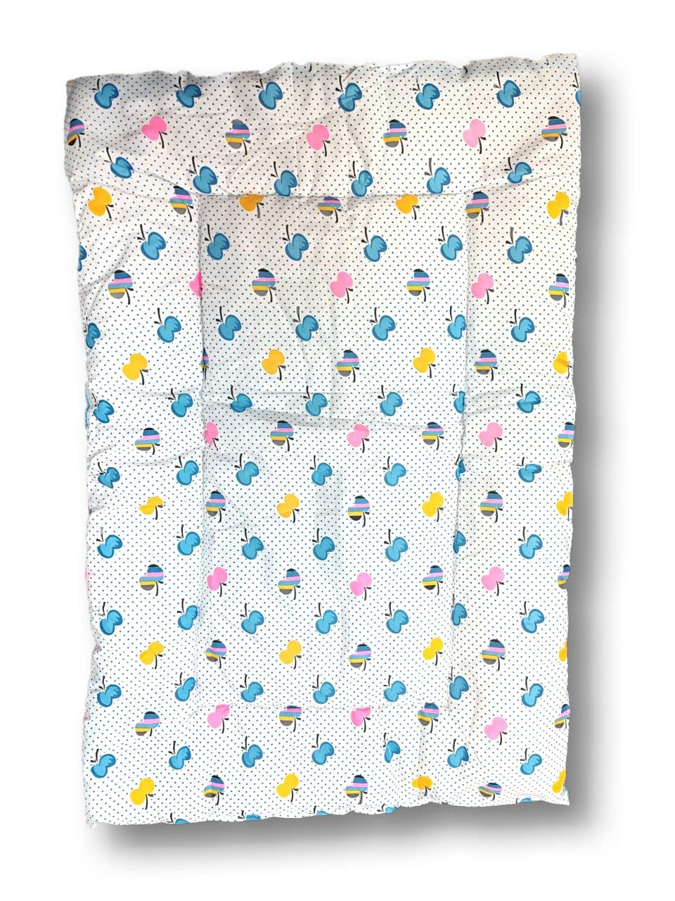 AWEJOY Baby Bedding Set for New Born Baby,Baby Bedding Mattress Set with Neck Pillow & 2 Bolsters | Sleeping Nest Travel Bed for Baby | Infant Toddler Bed Set Gifts for Baby Boy Girl (0-9 Months)