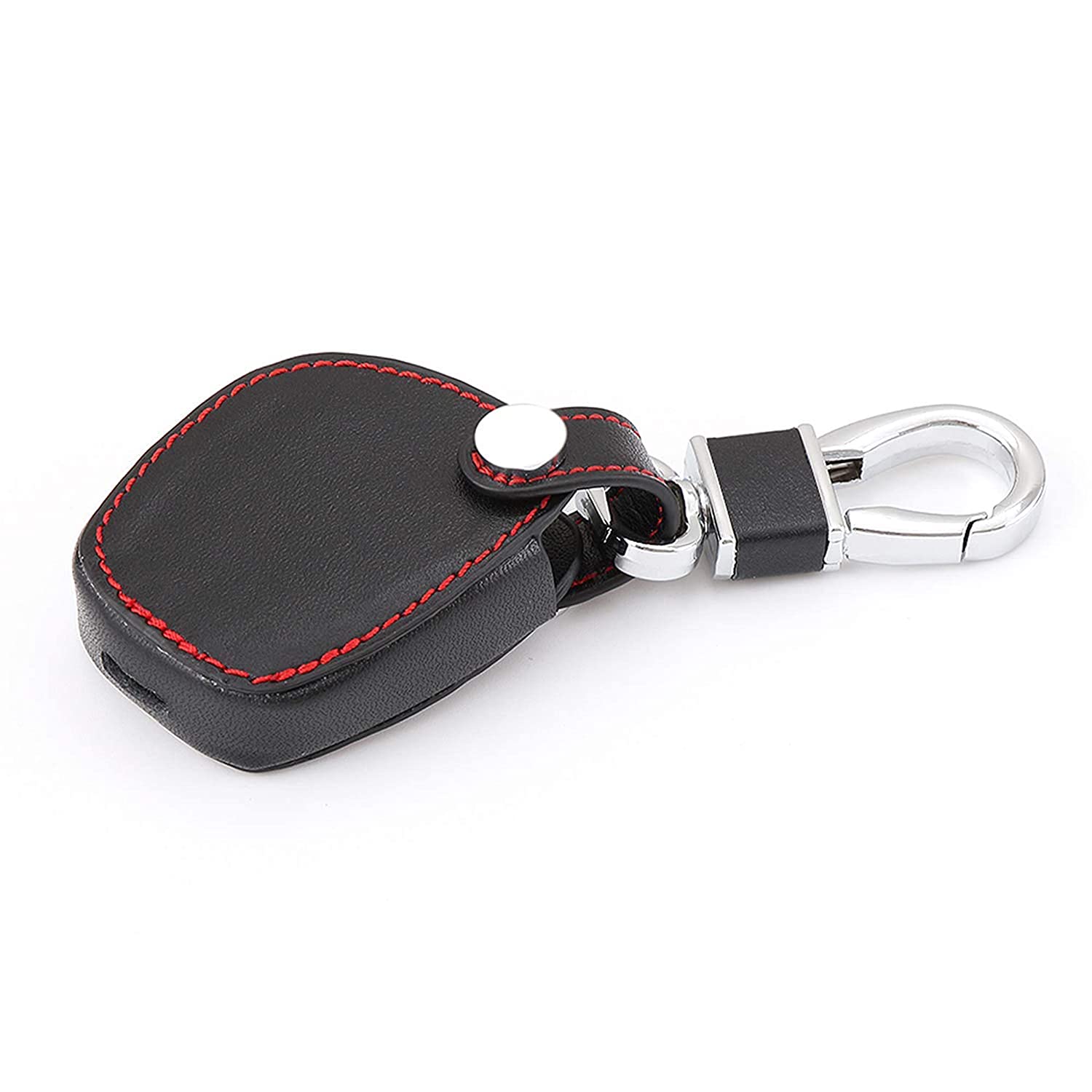 Keycase Car Key Cover (Black & Red) for Maruti Suzuki Swift/Baleno/WagonR/Celerio/Swift Dzire/Breza/Ciaz/Scross Key Cover