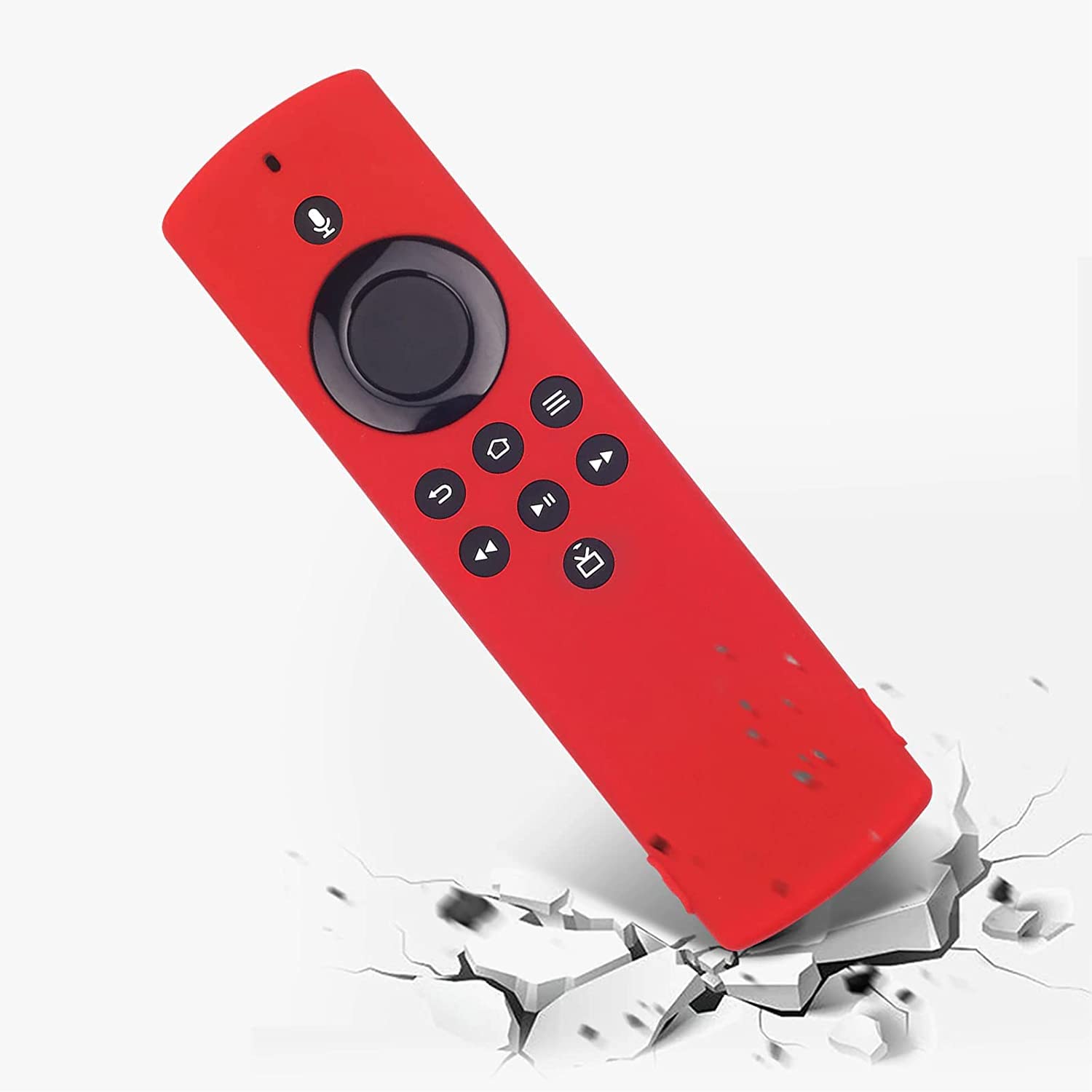 ETUZI Silicone Protective Remote Cover Compatible for Fire TV Stick Light Alexa Voice Remote Cover