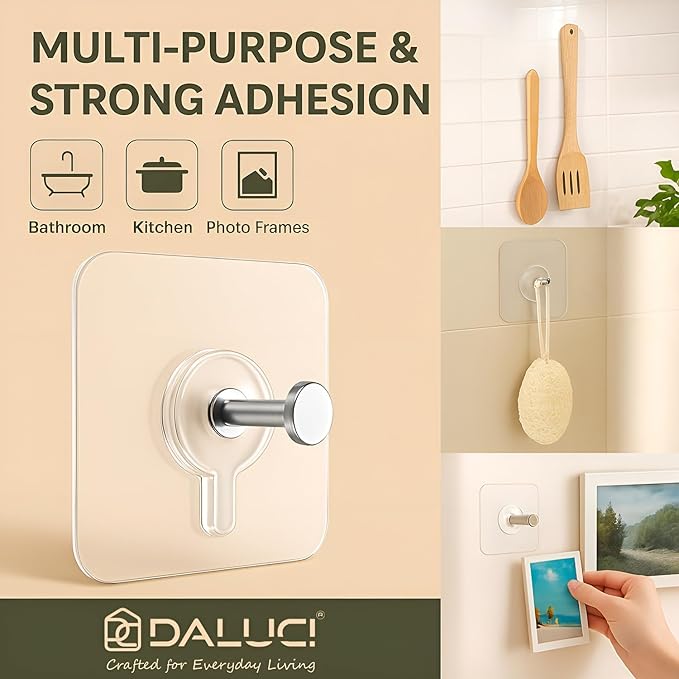 Self Adhesive Wall Hooks.