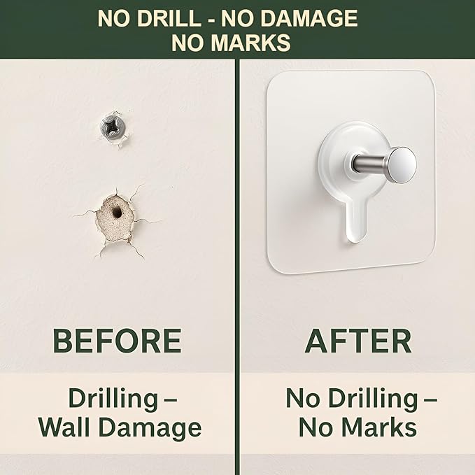 Self Adhesive Wall Hooks.
