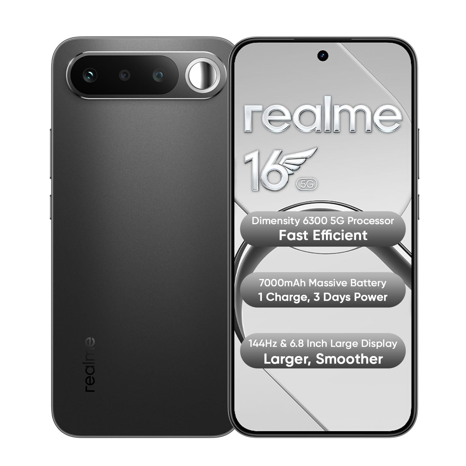 Realme 16 5G 8GB + 128GB Smartphone