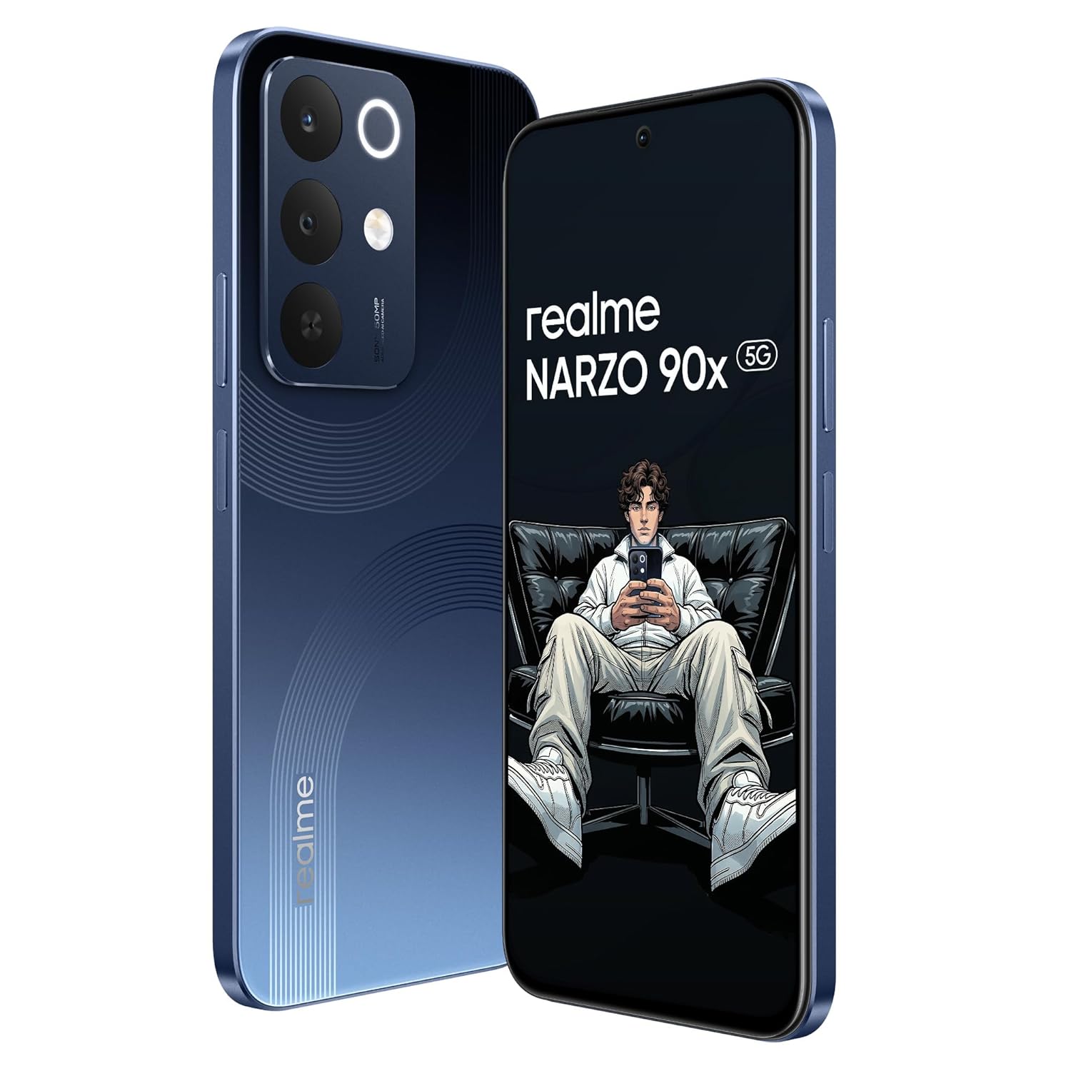 Realme NARZO 90x 5G Marine Blue,6GB+128GB