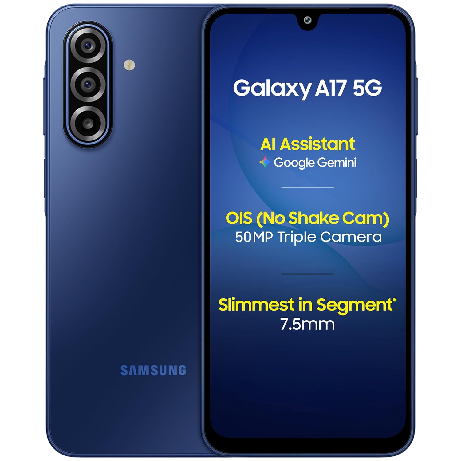 Samsung Galaxy A17 5G Blue, 6GB RAM, 128GB Storage