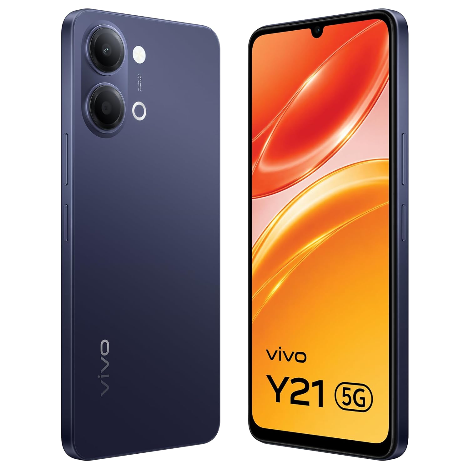 Vivo Y21 5G Midnight Blue 4GB RAM, 128GB Storage