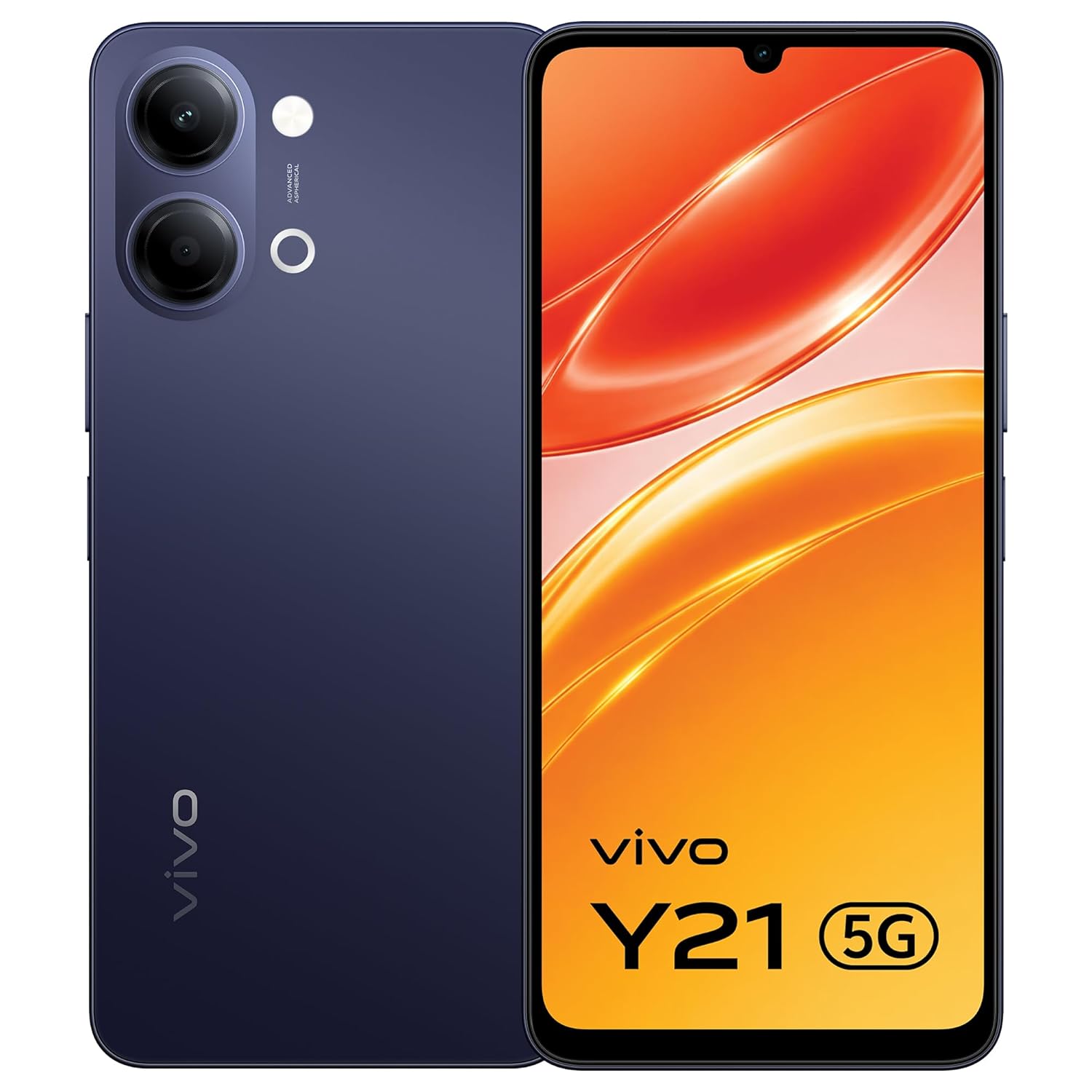 Vivo Y21 5G Midnight Blue 4GB RAM, 128GB Storage