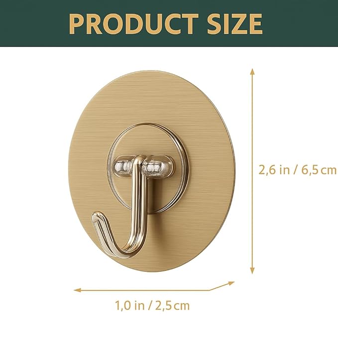Golden Hook Round,Heavy Duty & Premium Quality.