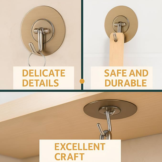 Golden Hook Round,Heavy Duty & Premium Quality.