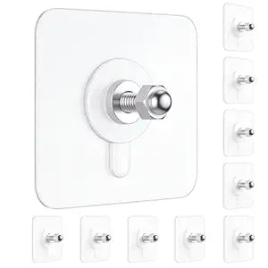 Screw Hooks for Hanging | Heavy Duty Adhesive Wall Hooks for Wall Heavy Items.