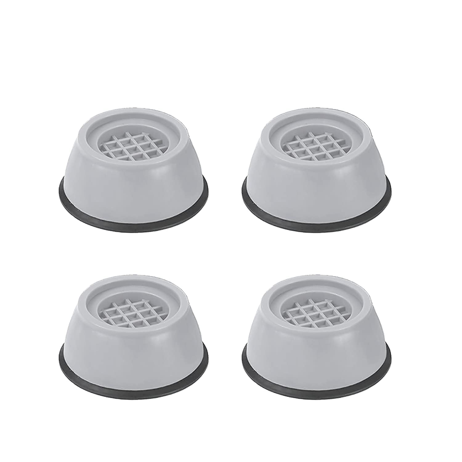 Daluci Anti Vibration Pads | 4-Piece Washing Machine Stand with Suction Cup Feet for Front Load and Top Load Appliances