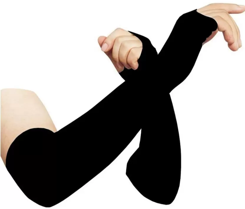 AUTOFRILL Black Arm sleeves UV Sunblock protection