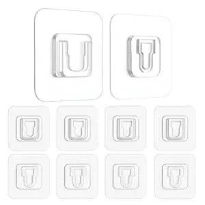 Male-Female Hook - Pack of 10 | Heavy Duty & Premium Quality