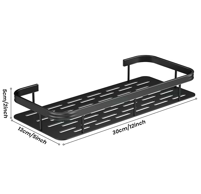 Bathroom Shelf Without Drill for Wall | Self Adhesive Bathroom Organiser.