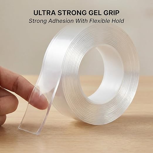 Double Sided Tape Heavy Duty for Wall Strong Adhesive Nano Tape.