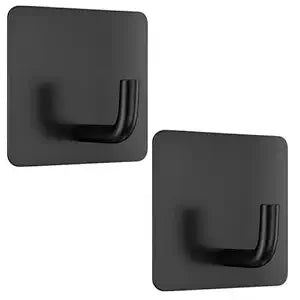 Metal Square J Hook Black, Heavy Duty & Premium Quality.