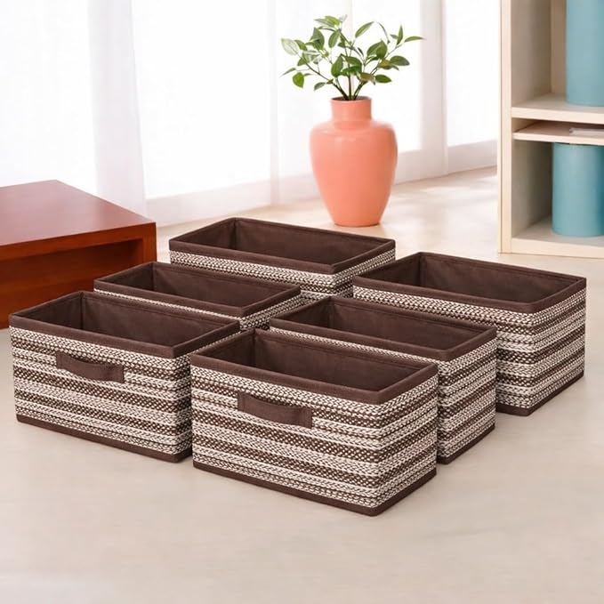 6 Pcs Foldable Closet Organizers,Heavy Duty & Premium Quality