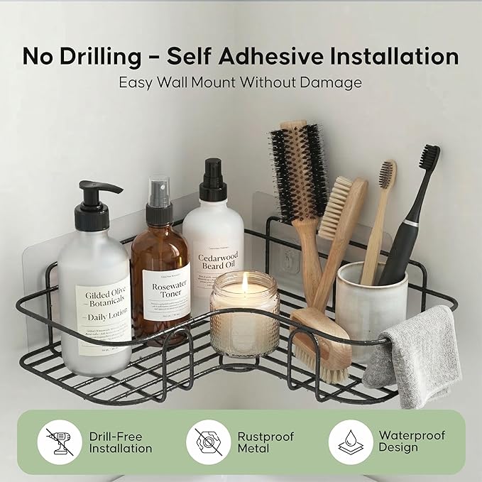 Self-Adhesive Bathroom Organizer