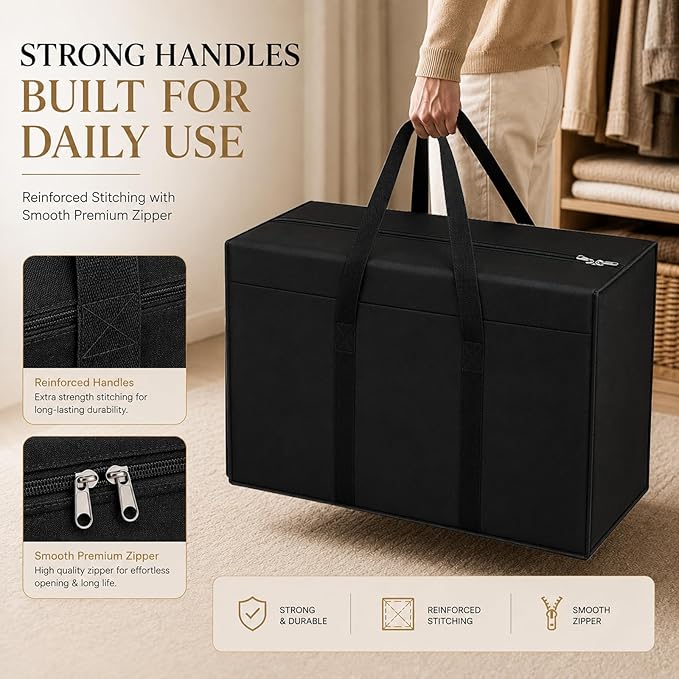 Nylon Wardrobe Storage Bags for Clothes 85 L .