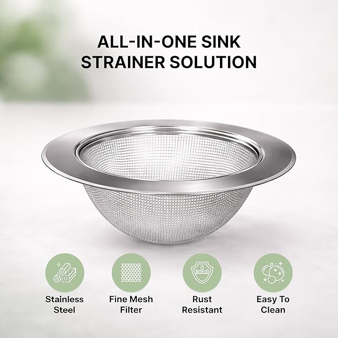 Kitchen Strainer ,Heavy Duty & Premium Quality