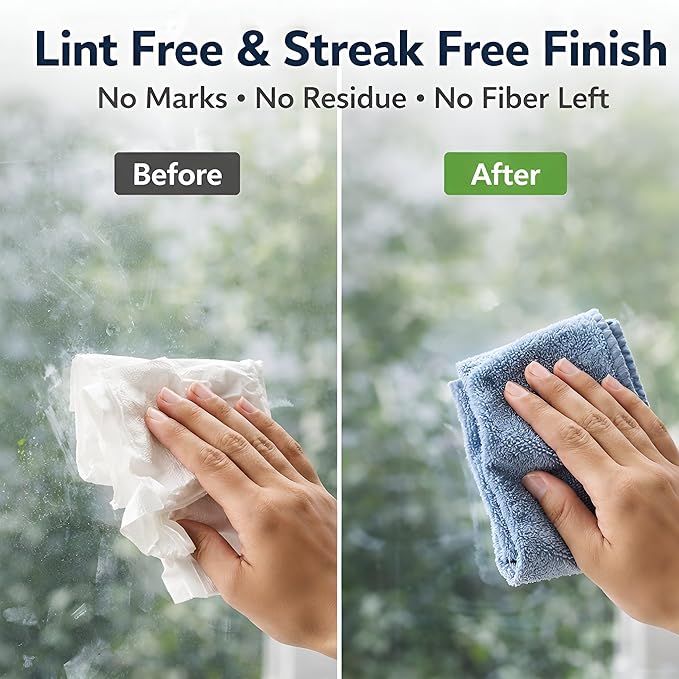 Daluci Microfiber Cleaning Cloth,Heavy Duty & Premium Quality