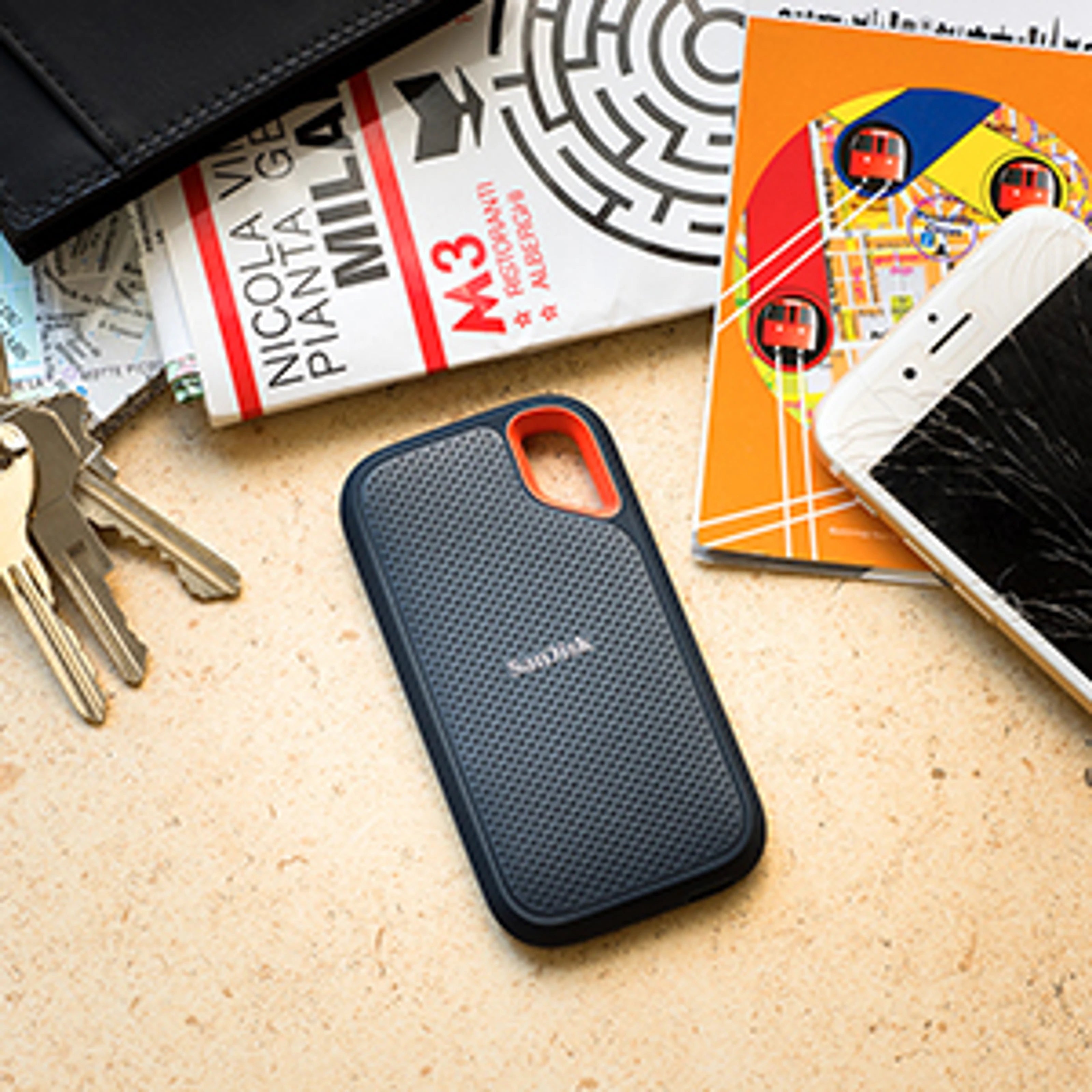 SanDisk (E61) 1TB External SSD | USB 3.2 Type-C | 1050MB/s | Windows, Mac & Android