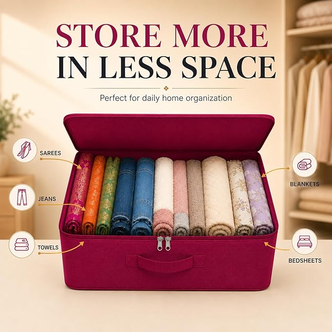 Under Bed Storage Bags for Clothes .