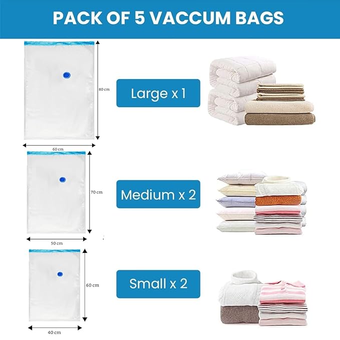 Vacuum Storage Bags,Heavy Duty & Premium Quality