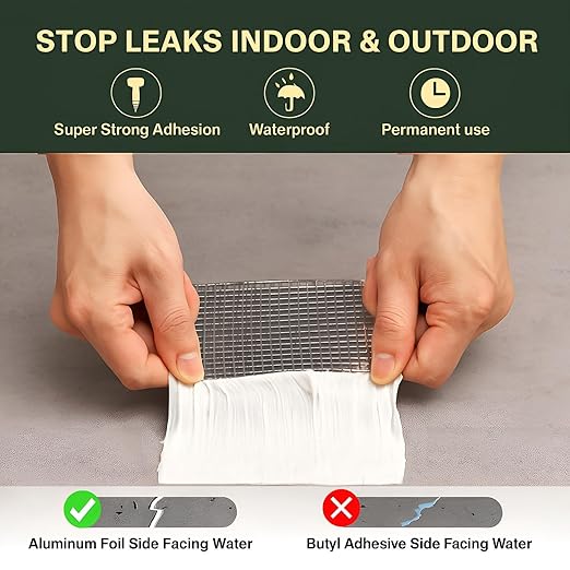 Super Strong Waterproof Butyl Tape for Leakage Repair.