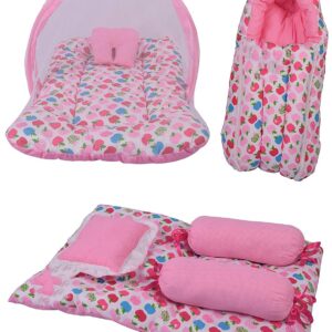 Sleeping Bag , baby care, Mattress with Net,AWEJOY Combo Sleeping Bag, For 06 month baby, 4 Pcs Bedding, AWEJOY